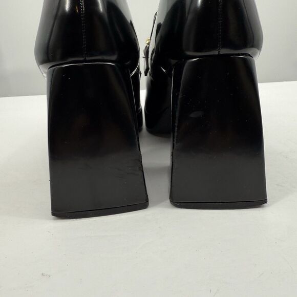 Dream Pairs Black Platform Loafers US 8.5 Chunky  Academia Y2K Style Gothic - Picture 9 of 15